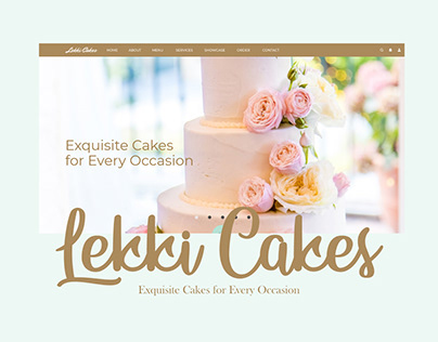 Interactive Prototype of Lekki Cakes (UI/UX Design)