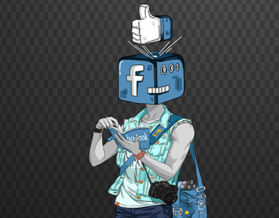 Vector Character Designing of Facebook