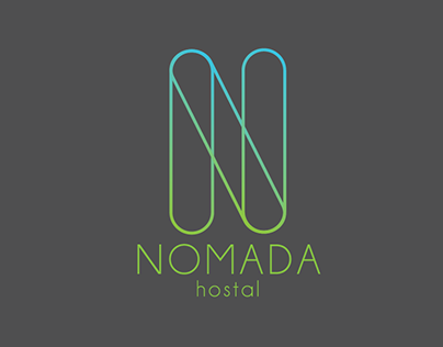 Diseño de Logo "NOMADA hostal"