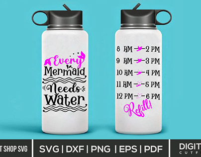 Every Mermaid Needs Water SVG