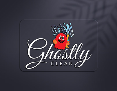 “Ghostly Clean” Logo Design