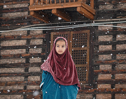 Snow Street Photography Kashmir India