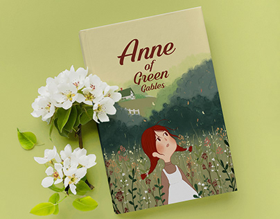 "Anne of Green Gables" - book cover illustration
