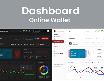 Dashboard Online Wallet Ui Design