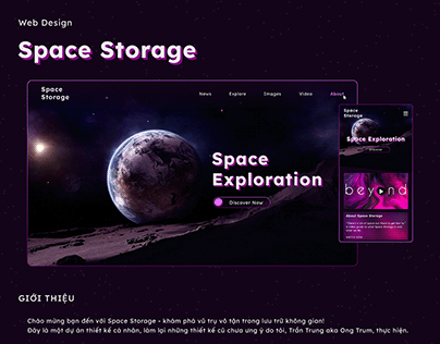 Project thumbnail - Space Storage - Web Design