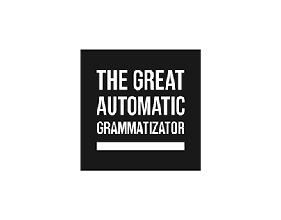 Project thumbnail - The Great Automatic Grammatizator
