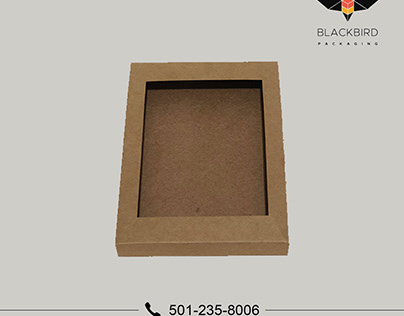 Custom Kraft Window Boxes | Blackbird Packaging