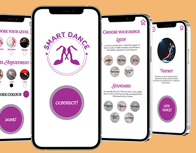 SmartDance branding. App Design