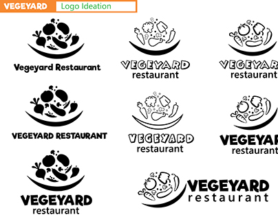 Logo Design for Vegeyard Restaurant