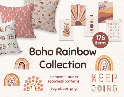 Bohemian rainbows collection