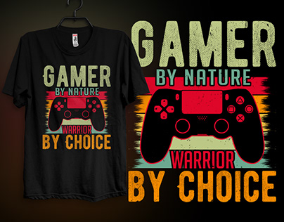 Gaming T-Shirt Design.