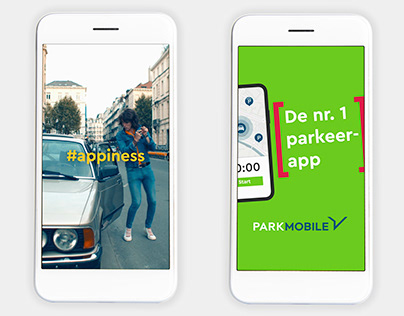 Parkmobile Rebranding - social, online banners & dooh