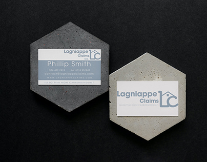 Lagniappe Claims, LLC. Logo & Business Card Design