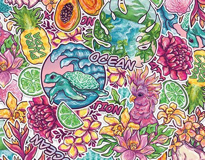 Stickerpack Tropical Vibe