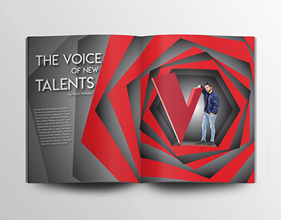 The Voice of New Talents, Magazine Spread