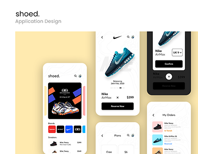 Shoed - Mobile App - Concept Design to Buy Shoes Online
