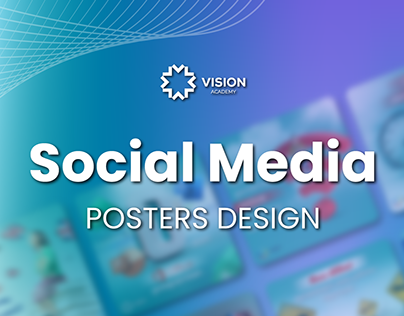 Social media posters for Vision Academy