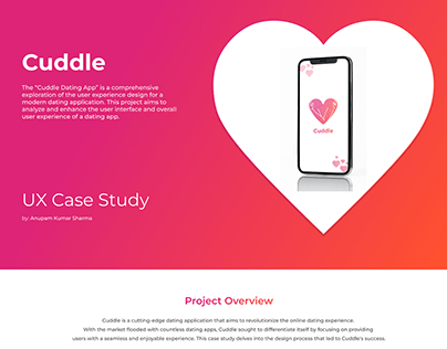 Cuddle Dating App UX | UI Case Study