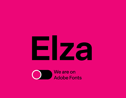 Typeface Elza