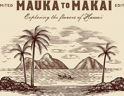 Lanikai Brewing Label Illustrated by Steven Noble