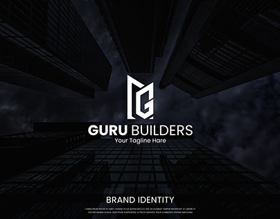 Guru builder, real estate, logo design, brand identity