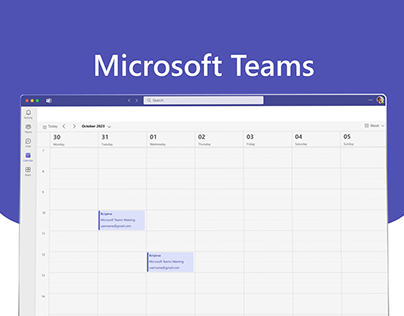 Microsoft Teams/ Web Design/ UX/UI