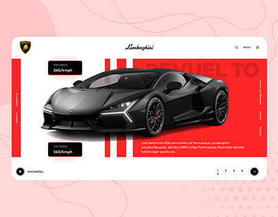 Concept Web banner for car