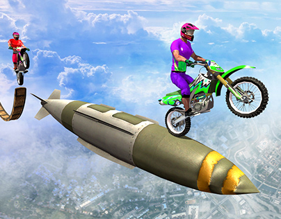 Sky bike stunt 3d | Bike Race – Free Bike Games