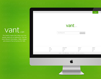 Vant.com - Web and UI UX Design