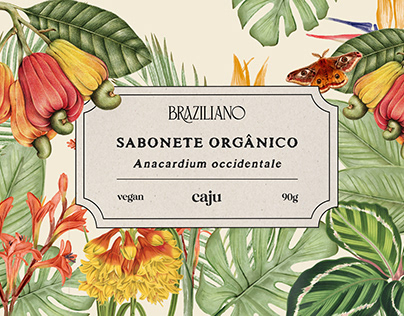 Braziliano - Sabonete Orgânico (Mockup)