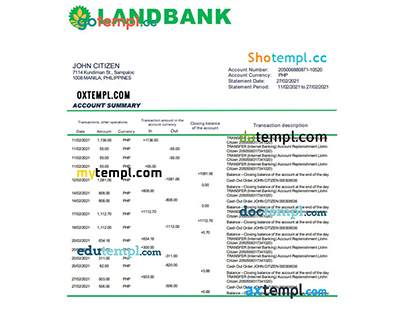 Philippines Land Bank of the Philippines st Word PDF