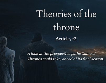 Article on prospective theories for GOT's final season