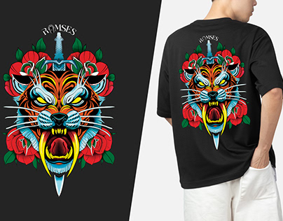 Tiger T-shirt Design | RAMSES