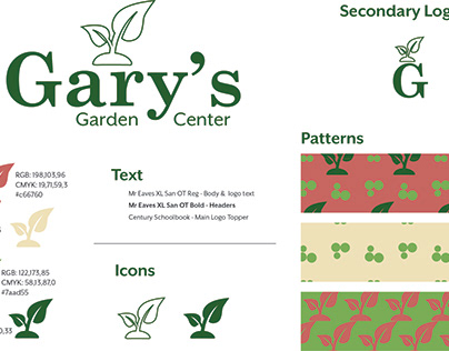 Gary's Garden Center Rebrand