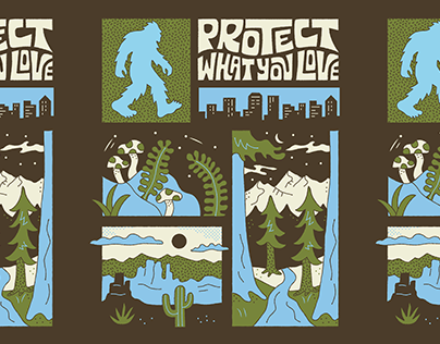 Bigfoot Discovery Tour Branding and Designs