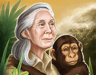 Portrait of Jane Goodall