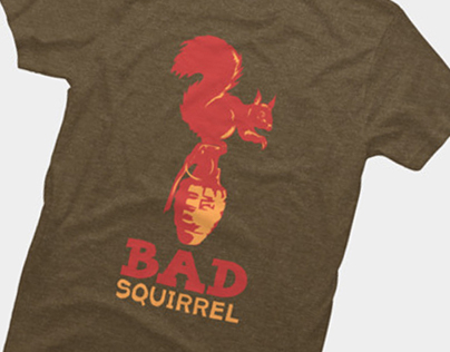'Bad squirrel' T-shirt