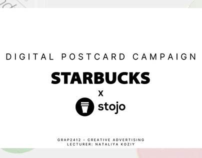 DIgital Postcard Campaign: STARBUCKS x STOJO