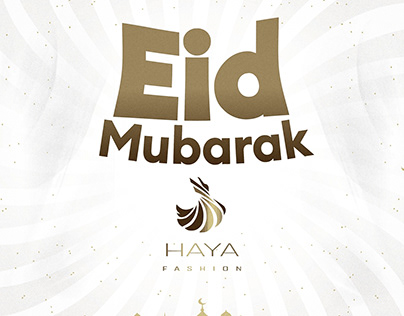 Eid Mubarak Poster for Haya