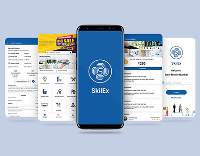 SkilEx Mobile App Ui