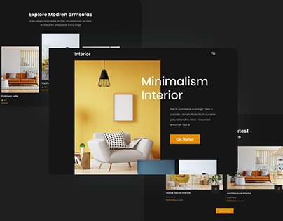 Furniture website design
