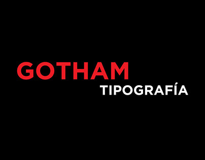 Gotham-Typography