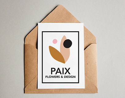 Paix Flowers & Design - Logo Design