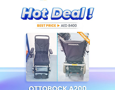 Buy Online Used Ottobock A200 Power Wheelchair In Dubai