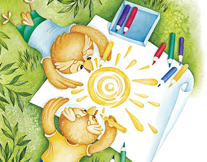 Illustrations for the children's book