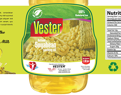 Vester Oil Label
