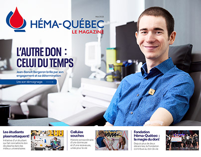 Magazine électronique d'Héma-Québec (mai 2023)