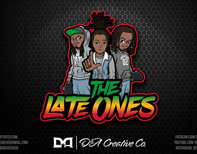 Reggae Band "The Late Ones" Illustration & Brand Design