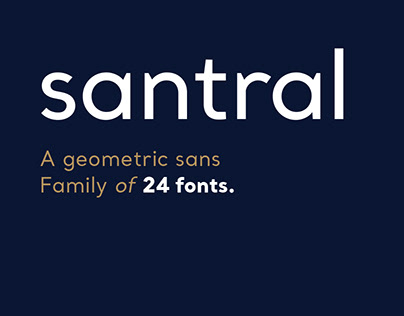 Santral Typeface