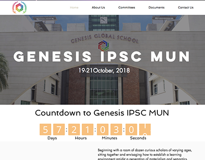 Genesis IPSC Model United Nations Website